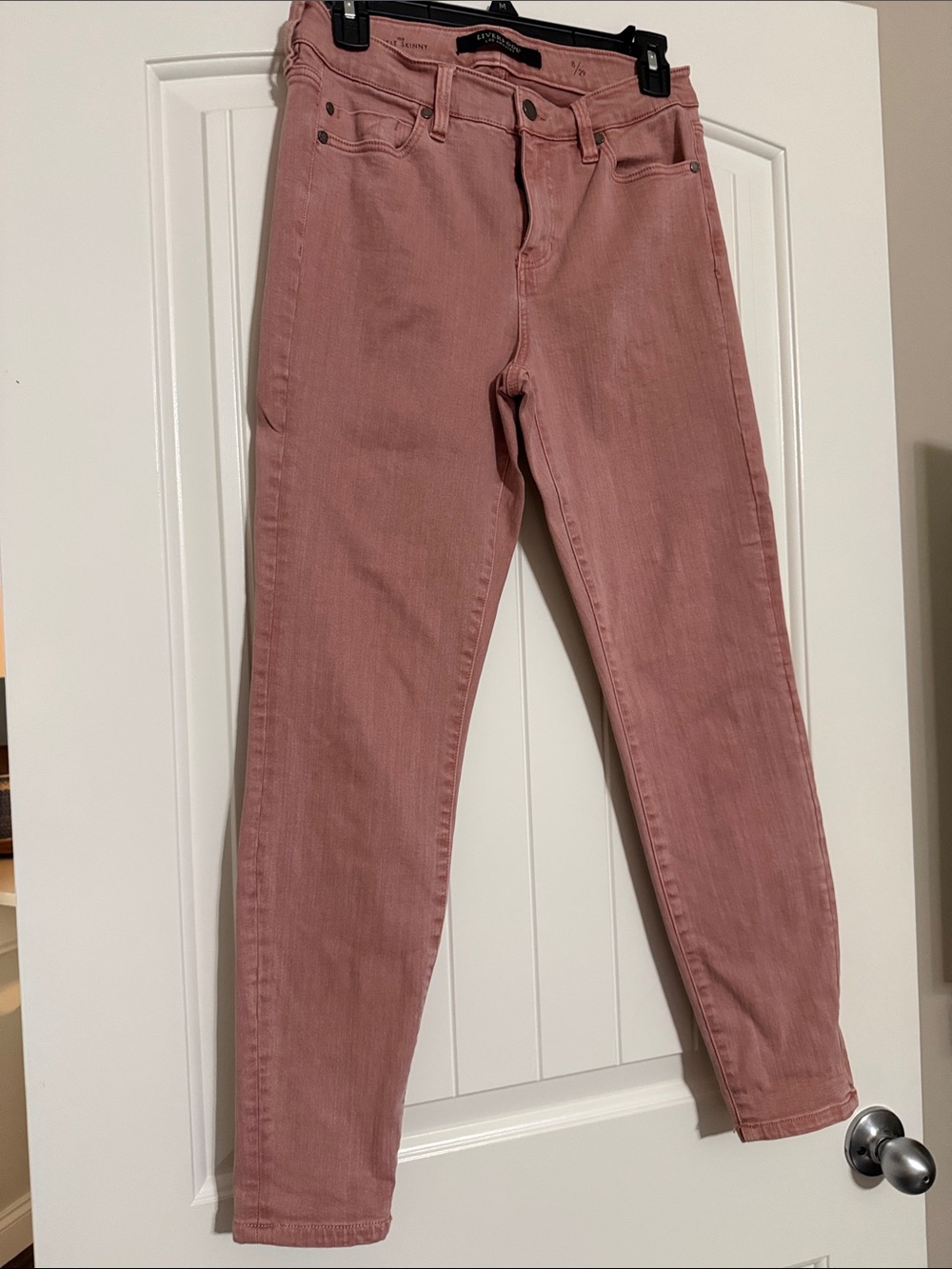 Liverpool Skinny Jeans in Dusty Rose Pink
